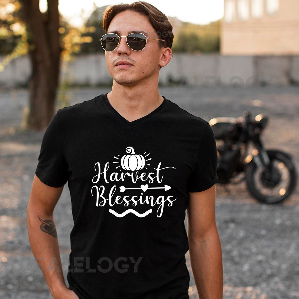 Harvest Blessings T-Shirt - Customized Graphic Unisex Tee - Chilly Nights - Nature Inspired - Cozy Days - Celebrate Nature's Beauty_429
