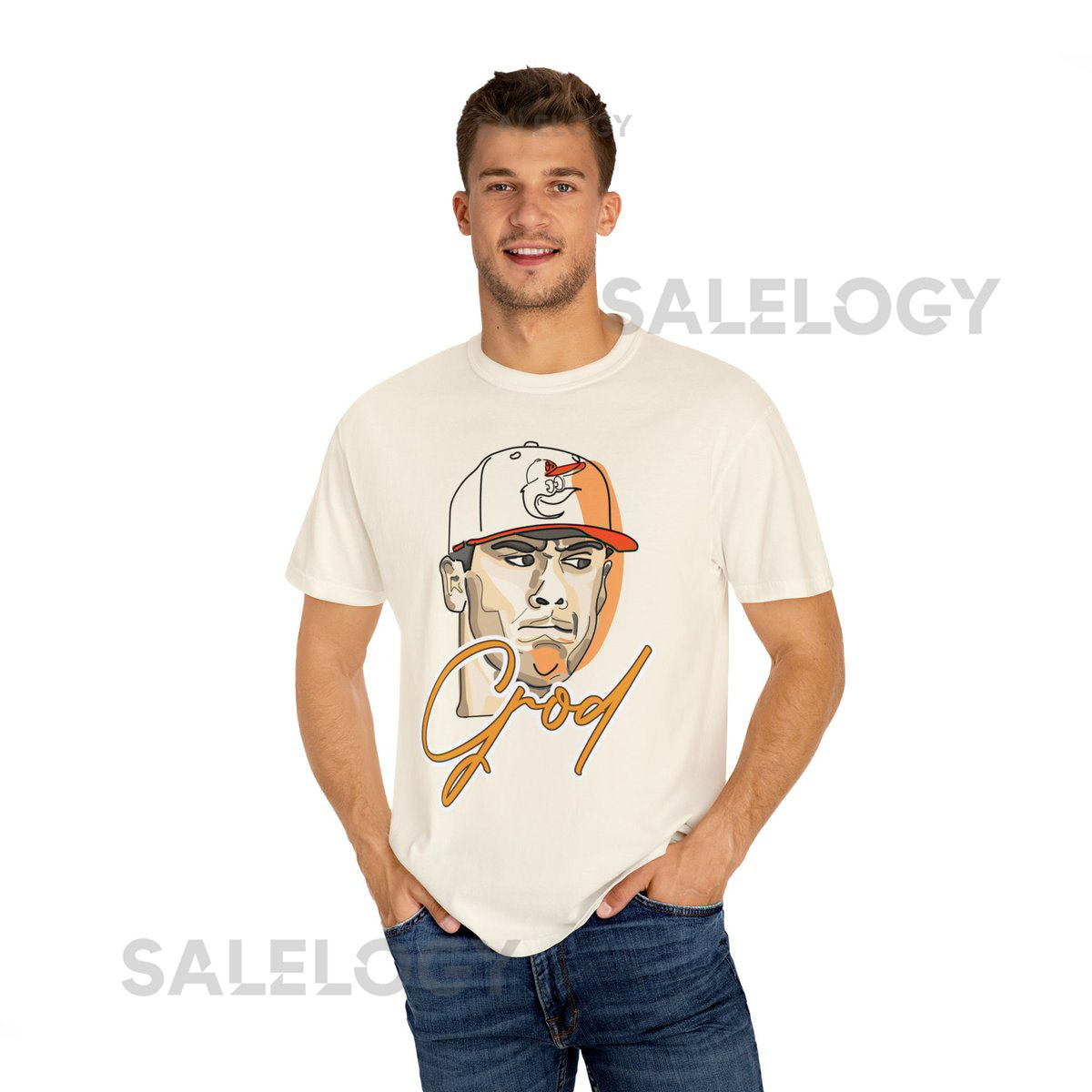 Grayson Rodriguez Baltimore Orioles Retro Sketch Unisex T-shirt_334