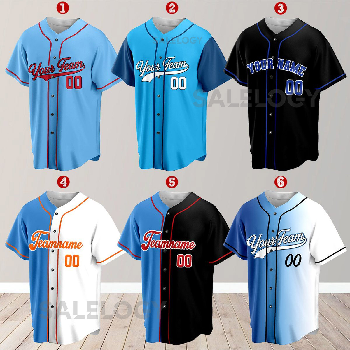 Personalized Team Name And Number Baseball Jersey Custom Baseball Jersey Shirt Baseball Jersey Uniform For Baseball Fans Lovers_516