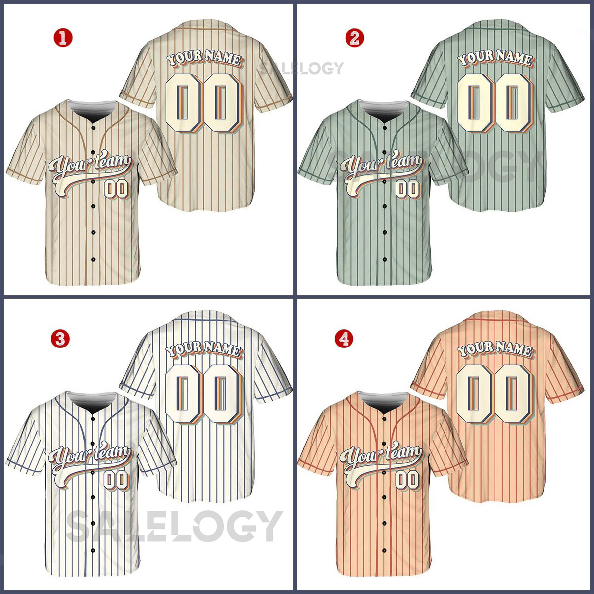 Personalized Vintage Team Name And Number Baseball Jersey Custom Baseball Jersey Shirt Baseball Jersey Uniform For Baseball Fans Lovers_726