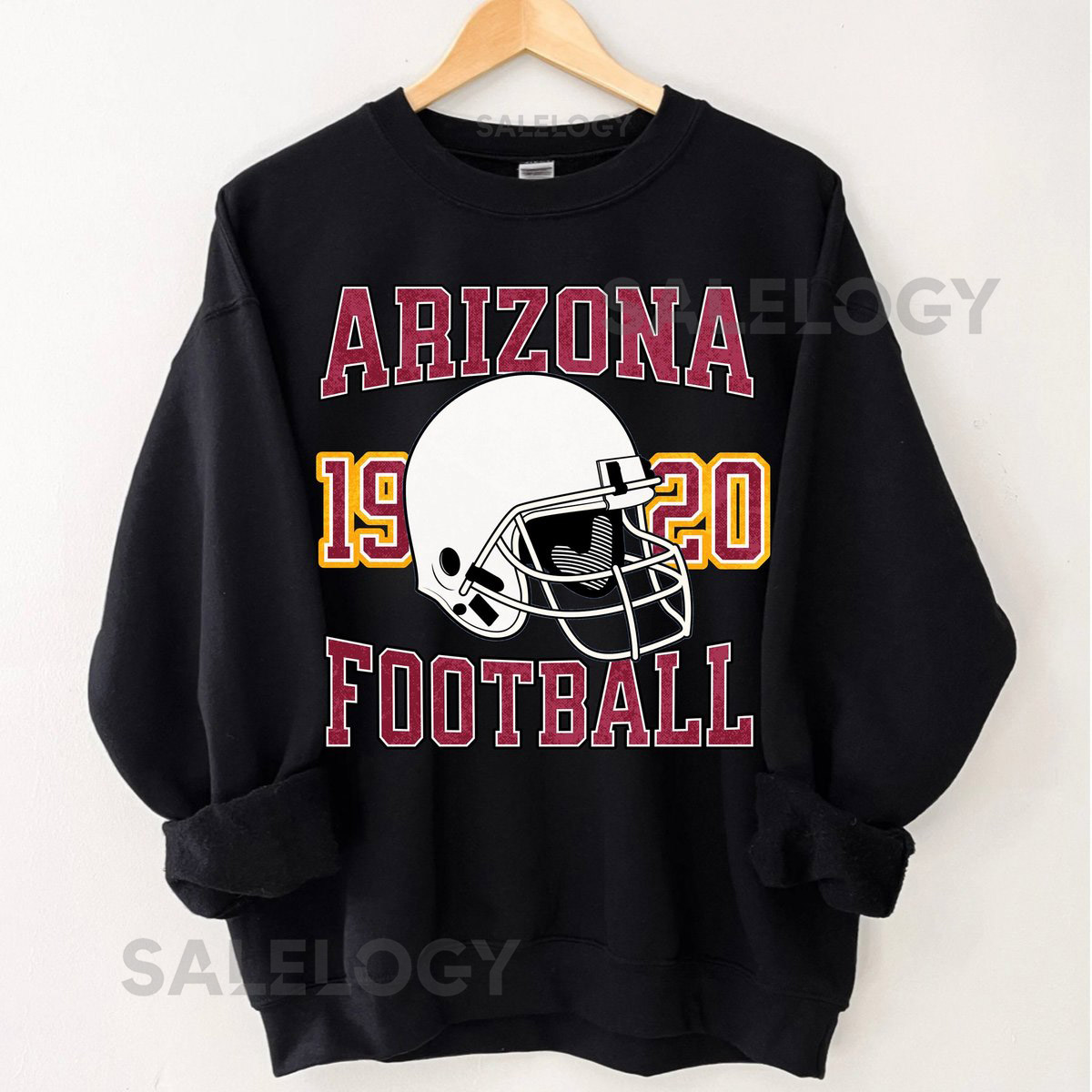 Arizona Football Sweatshirt Vintage Arizona Football Crewneck Retro Cardinal Football Shirt Cardinal Football Gift Cardinal Sweatshirt_82