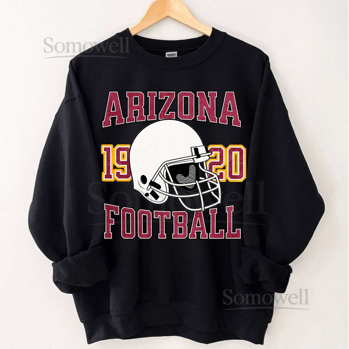 Arizona Football Sweatshirt Vintage Arizona Football Crewneck Retro Cardinal Football Shirt Cardinal Football Gift Cardinal Sweatshirt_82