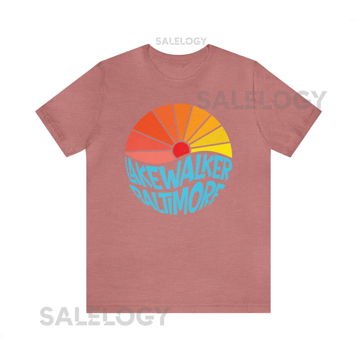 Lakewalker Retro Circle Unisex Jersey Short Sleeve Tee_374