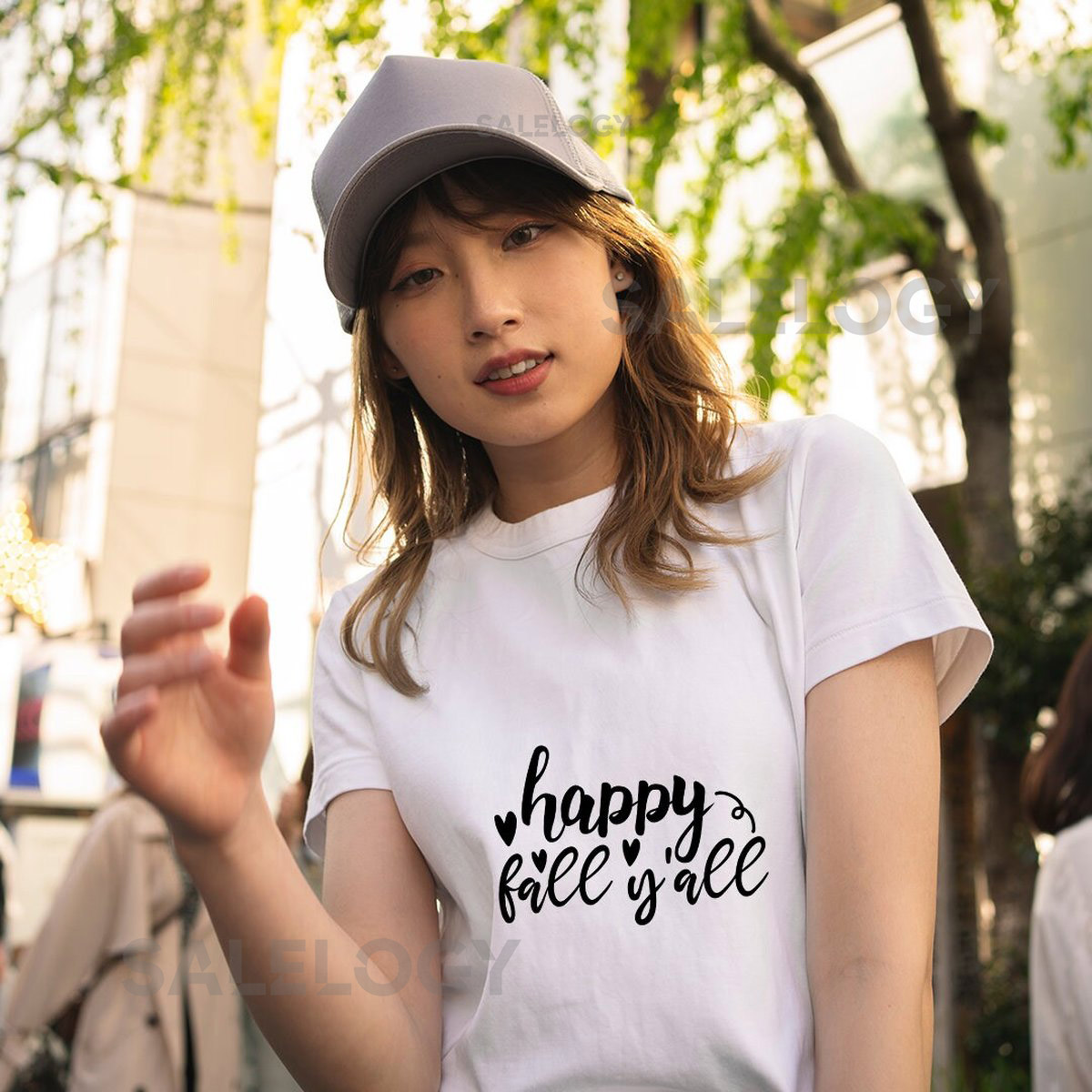 Happy Fall Y'all T-Shirt - Customized Graphic Unisex Tee - Chilly Nights - Nature Inspired - Cozy Days - Nature lover -Autumn Magic_414