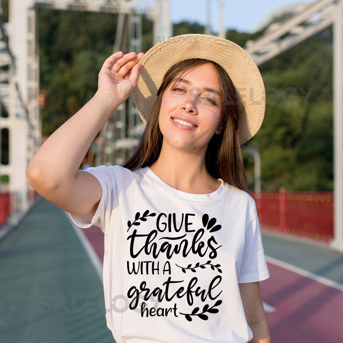 Give Thanks with a Grateful Heart T-Shirt - Customized Graphic Unisex Tee - Positive Mind - Grateful Heart - Thankfulness - Gratitude_360