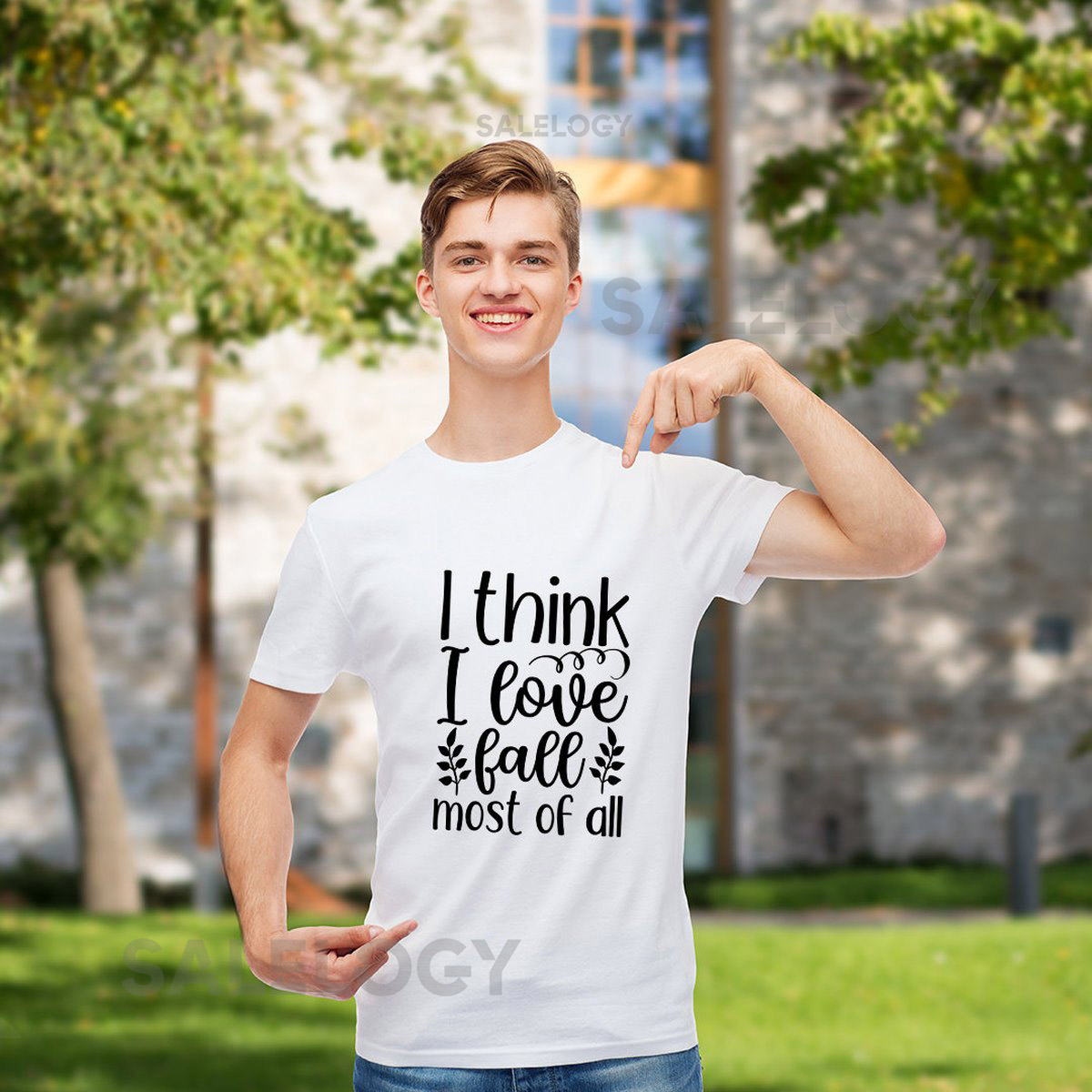 I Think I Love Fall Most of All T-Shirt - Customized Graphic Unisex Tee - Chilly Nights - Nature Inspired - Cozy Days - Autumn Magic_540