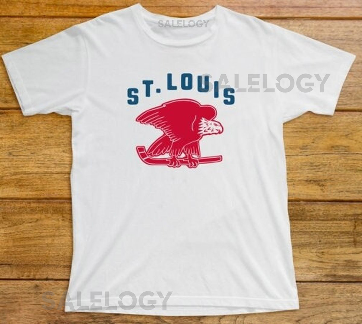 St. Louis Eagles T Shirt 865 Retro White Unisex Graphic Tee_523