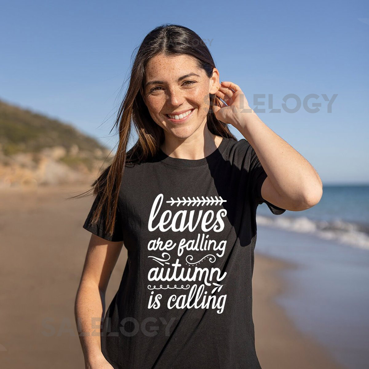 Leaves are Falling Autumn is Calling T-Shirt - Customized Graphic Unisex Tee - Chilly Nights - Nature Inspired - Cozy Days - Autumn Magic_623