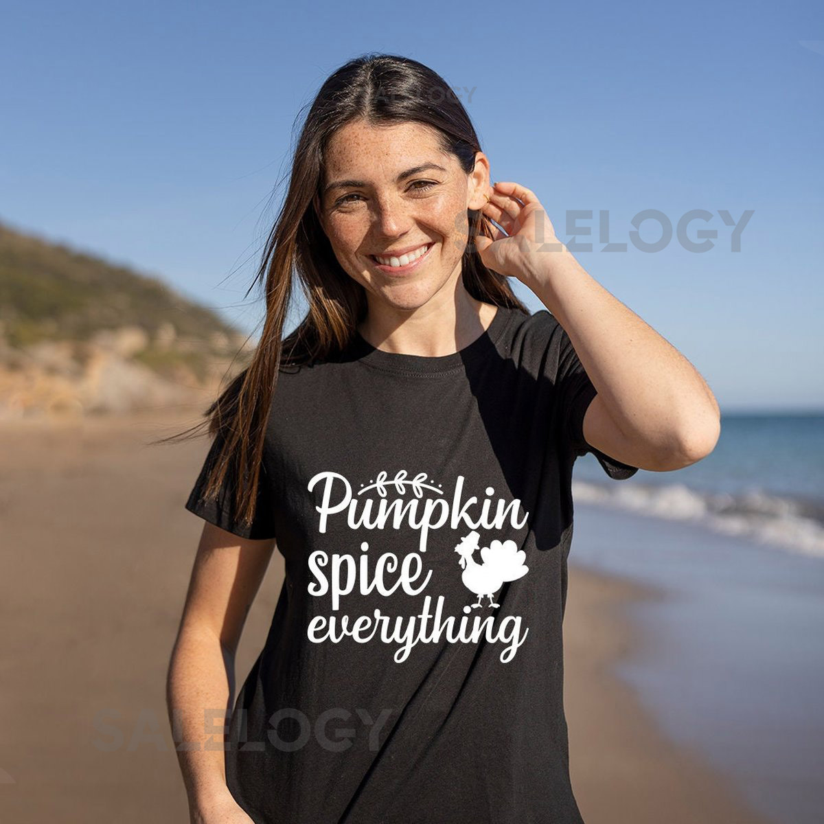Pumpkin Spice Everything T-Shirt - Customized Graphic Unisex Tee - Fall Season - Chilly Nights - Fall Delights - Seasonal Joy_846