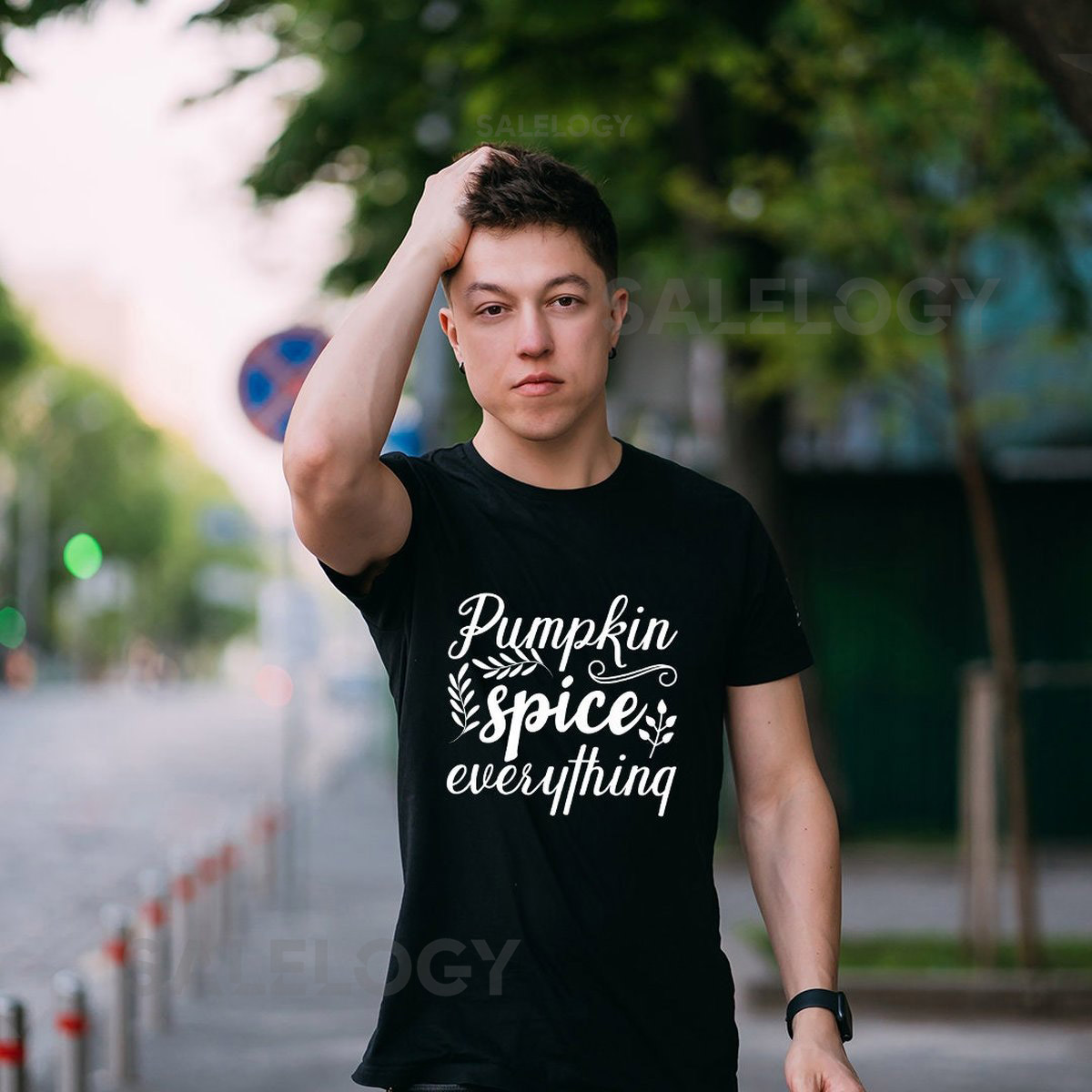 Pumpkin Spice Everything T-Shirt - Customized Graphic Unisex Tee - Fall Season - Chilly Nights - Fall Delights - Seasonal Joy_847