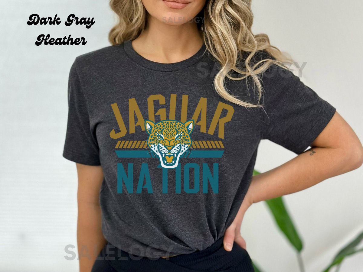Jaguar Nation Jacksonville Jaguars Duval Bella Canvas 3001 UnisexMany Color Options Ask if you want custom name or number added t_704