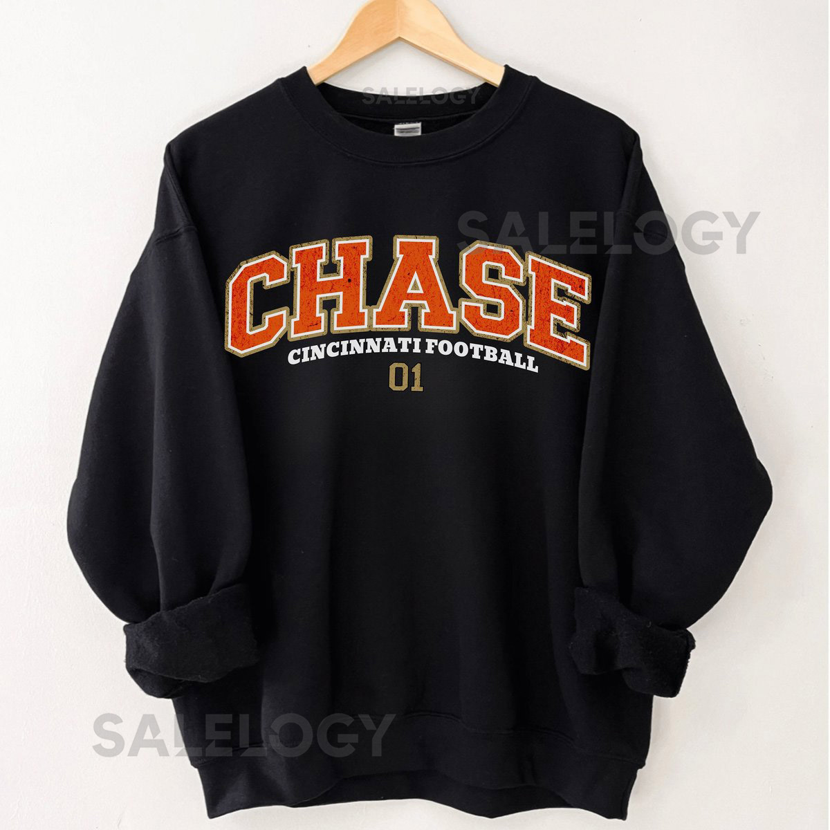 Ja'Marr Chase Sweatshirt Ja'Marr Chase Shirt Cincinnati Bengal Cincinnati Football Sweatshirt Vintage Style Cincinnati Cincy Sweatshirt_685