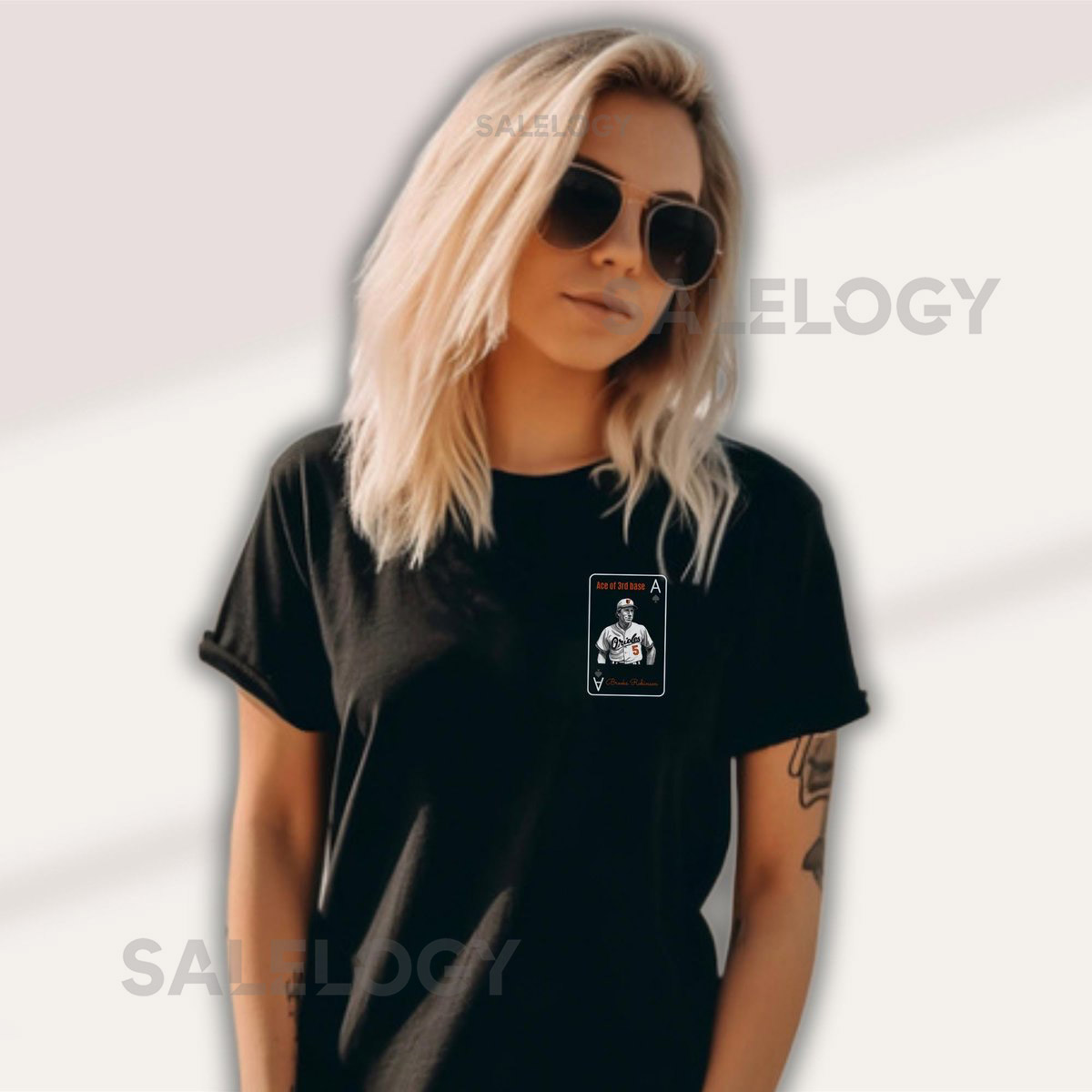 Brooks Robinson Memorial Baltimore Orioles T-Shirt Ace of 3rd base_235