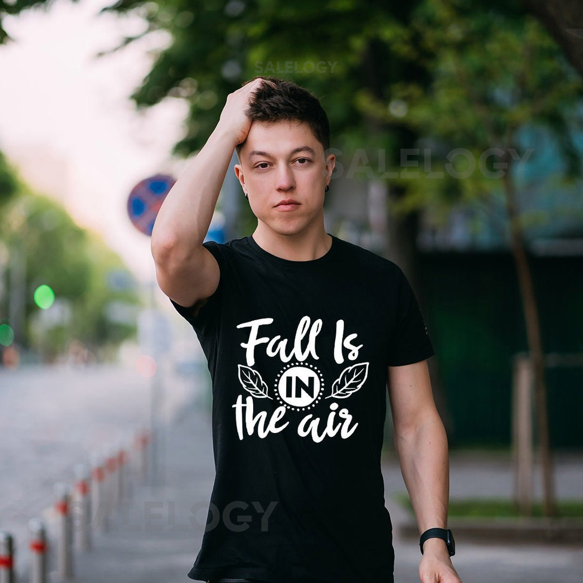 Fall is in the Air T-Shirt - Customized Graphic Unisex Tee - Chilly Nights - Nature Inspired - Cozy Days - Nature lover -Autumn Magic_284