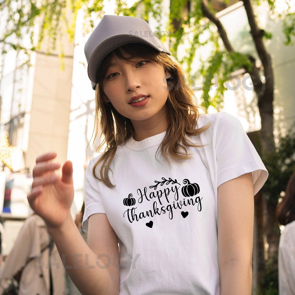 Happy Thanksgiving T-Shirt - Customized Graphic Unisex Tee - Memory - Special Occasion - Gratitude - Milestone - Family Time_428