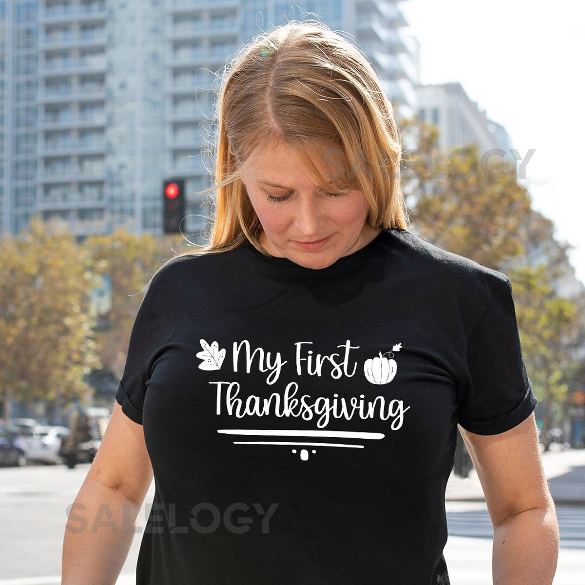 My First Thanksgiving T-Shirt - Customized Graphic Unisex Tee - Memory - Special Occasion - Gratitude - Milestone - Family Time_737