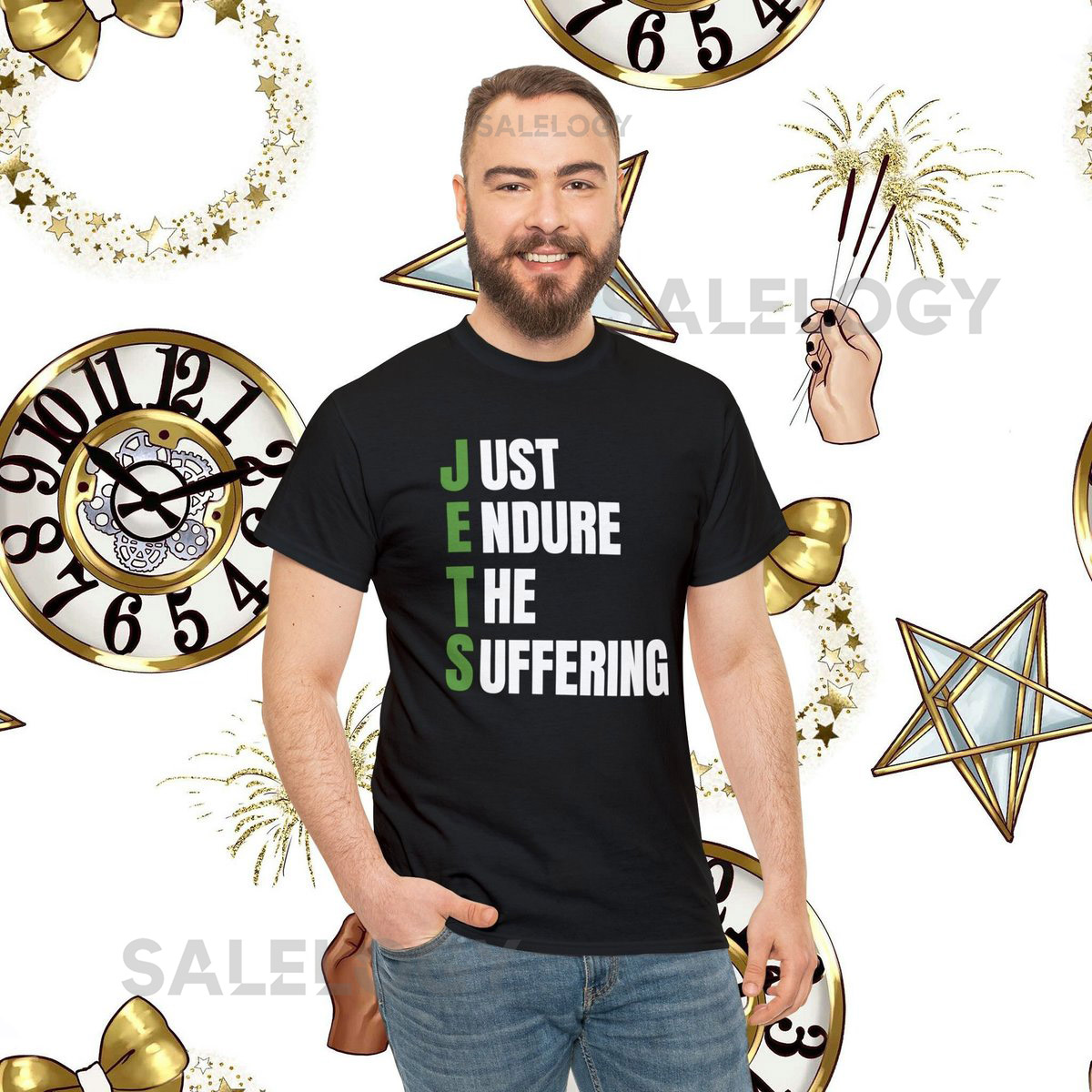 Sarcastic Jets Fans T Shirt Just Endure The Suffering Shirt_465