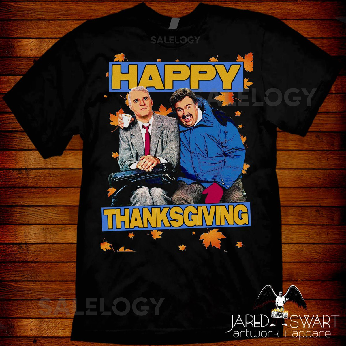 Thanksgiving T Shirt Planes Trains Automobiles t shirt pop art by Jared Swart Sizes S M L XL 2XL 3XL 4XL 5XL_569