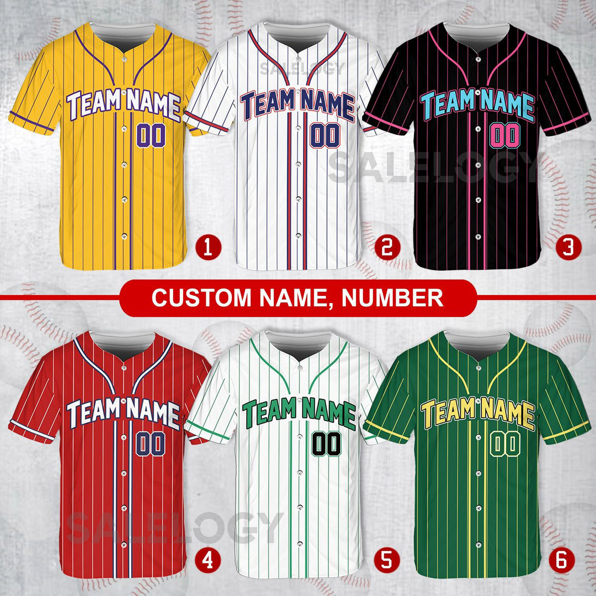 Personalized Team Name And Number Baseball Jersey Custom Baseball Jersey Shirt Baseball Jersey Uniform For Baseball Fans Baseball Lovers_376