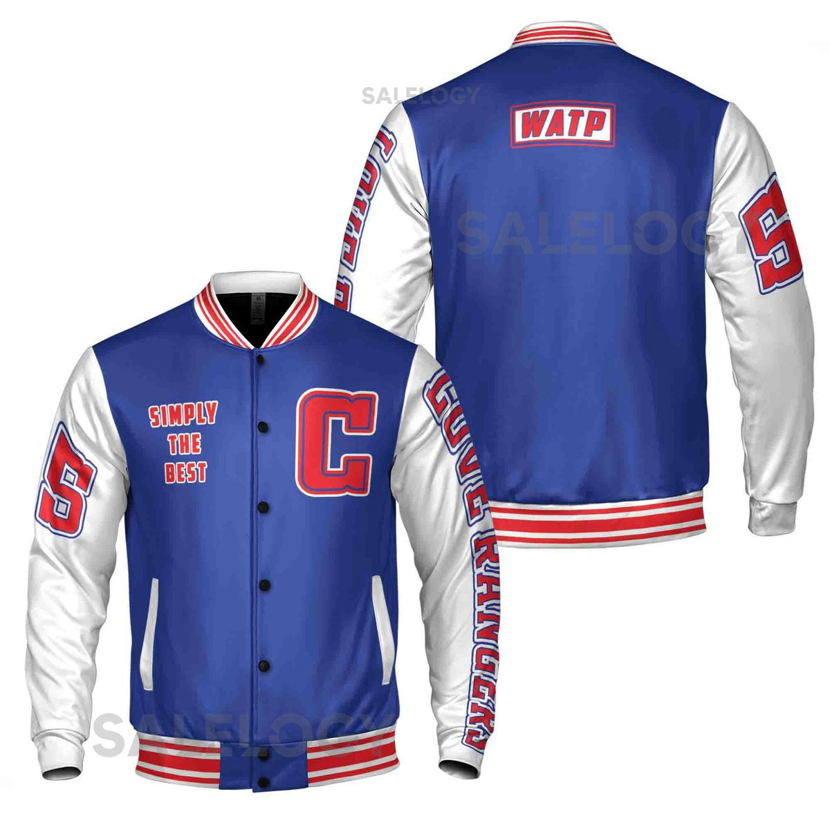Customizable Varsity Baseball Jacket For Team_40