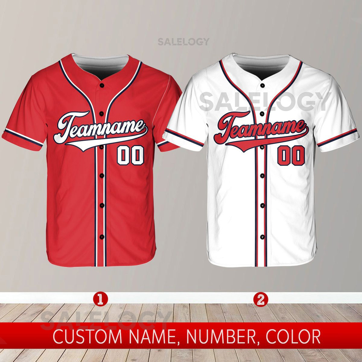 Personalized Team Name And Number Baseball Jersey Custom Baseball Jersey Shirt Baseball Jersey Uniform For Baseball Fans Lovers_519