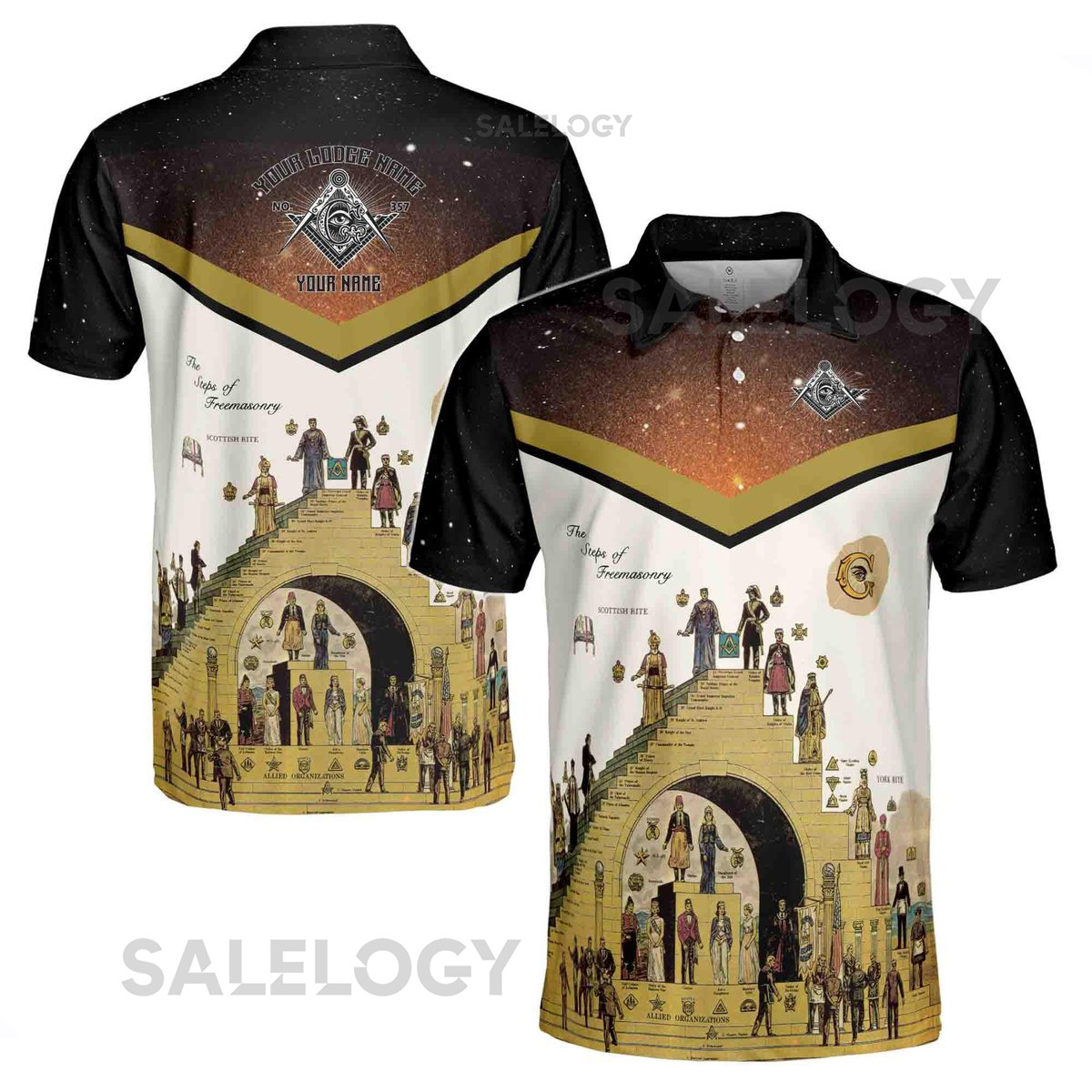 Freemasonry The Structure Of Freemasonry Men's Polo Shirt S-5XL_480