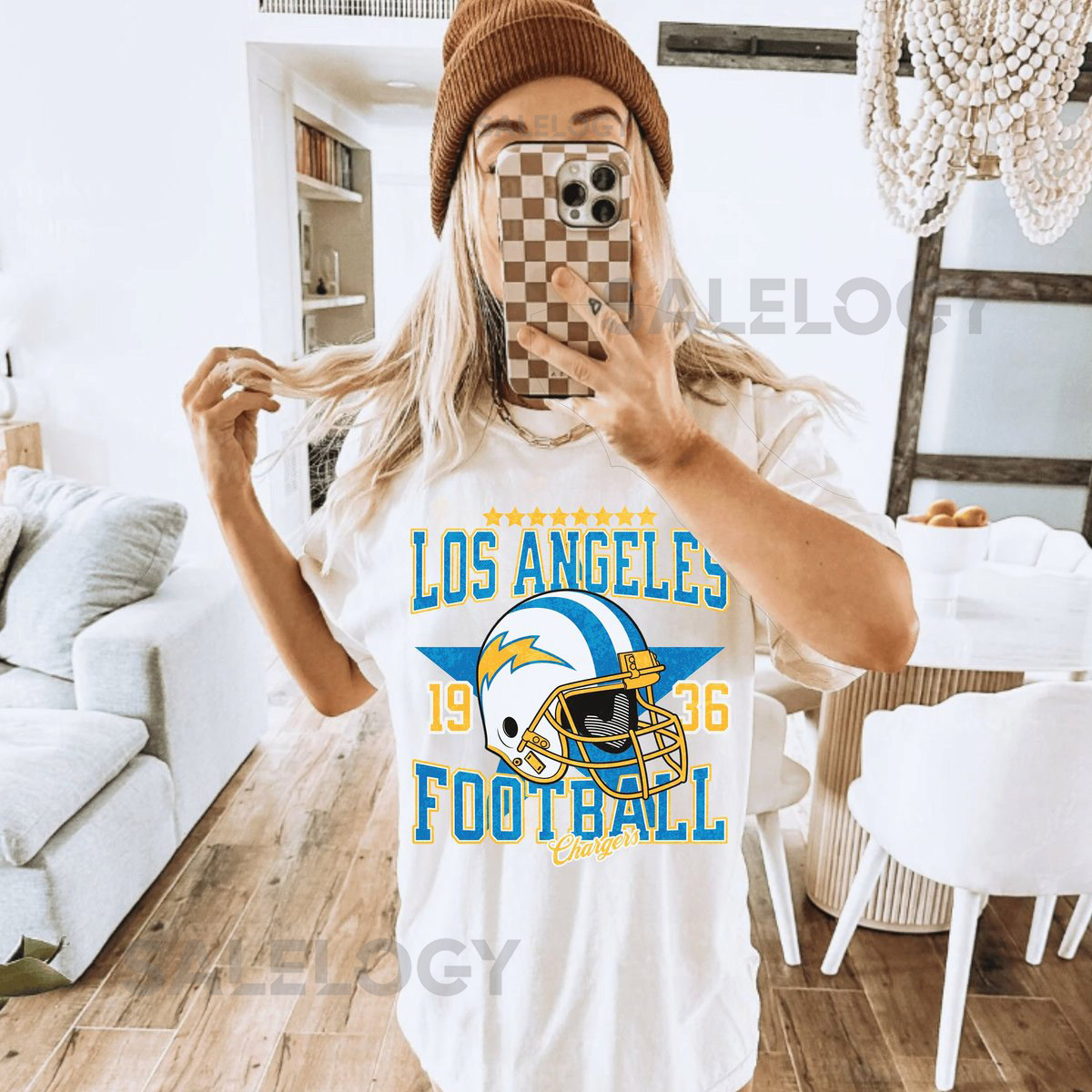 Comfort Colors LA Charger Shirt Los Angeles Football Shirt Los Angeles Football Sweatshirt Charger Football shirt LA Football_15