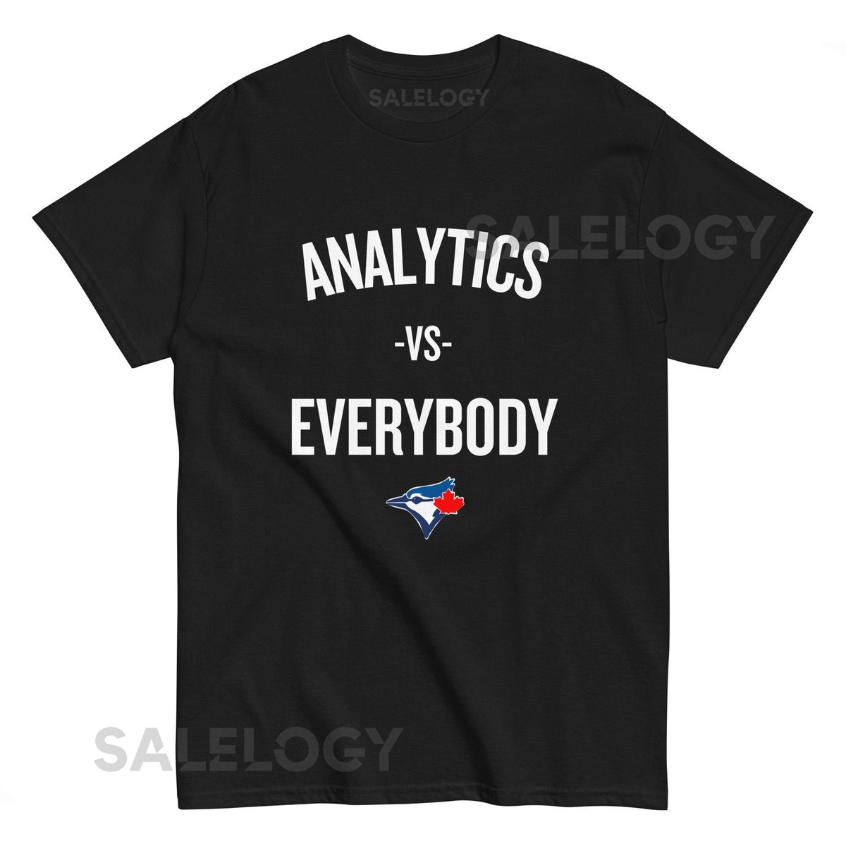 Analytics vs Everybody Round Neck T-Shirt_27