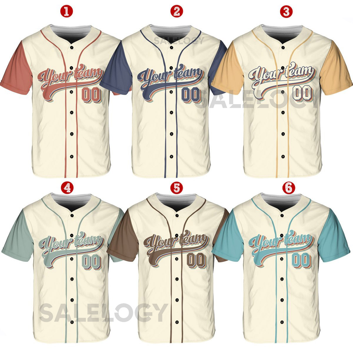 Personalized Vintage Team Name And Number Baseball Jersey Custom Baseball Jersey Shirt Baseball Jersey Uniform For Baseball Fans Lovers_727