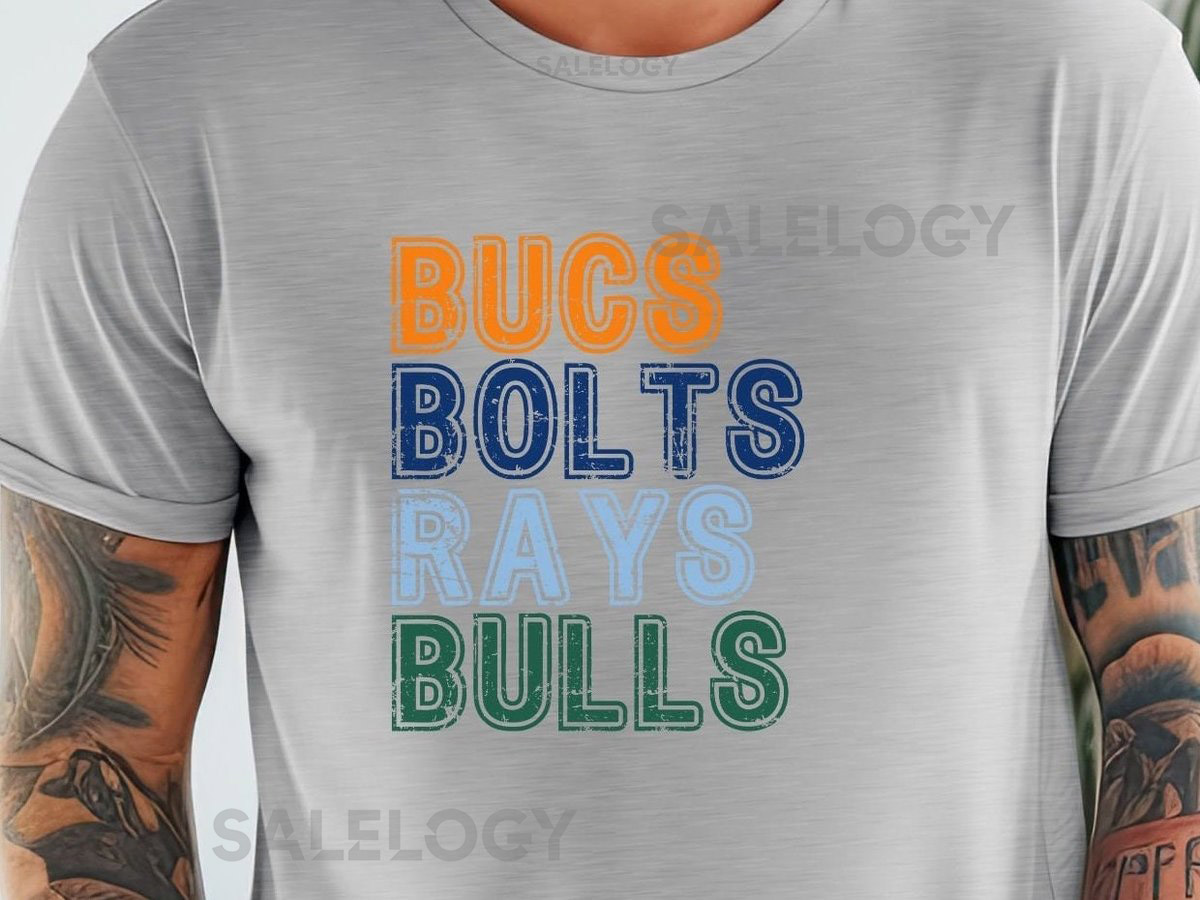 Tampa Sports Shirt Gift for Tampa Sport Fan Tampa Team Shirt Tampa Bay Dad Gift Buccaneers Shirt Rays Tshirt Lightning T-shirt USF Bulls Tee_224