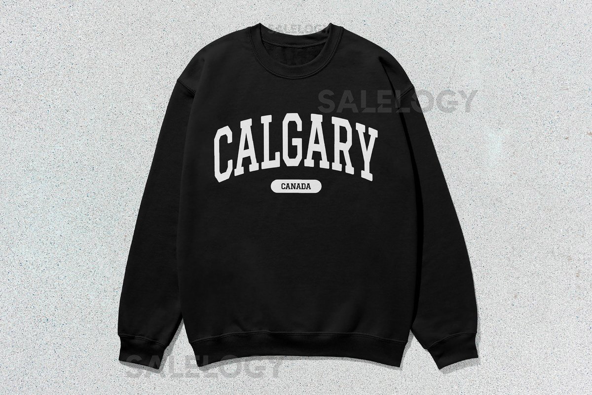 Calgary Sweatshirt Canada Collegiate Crewneck Sweater Unisex_32