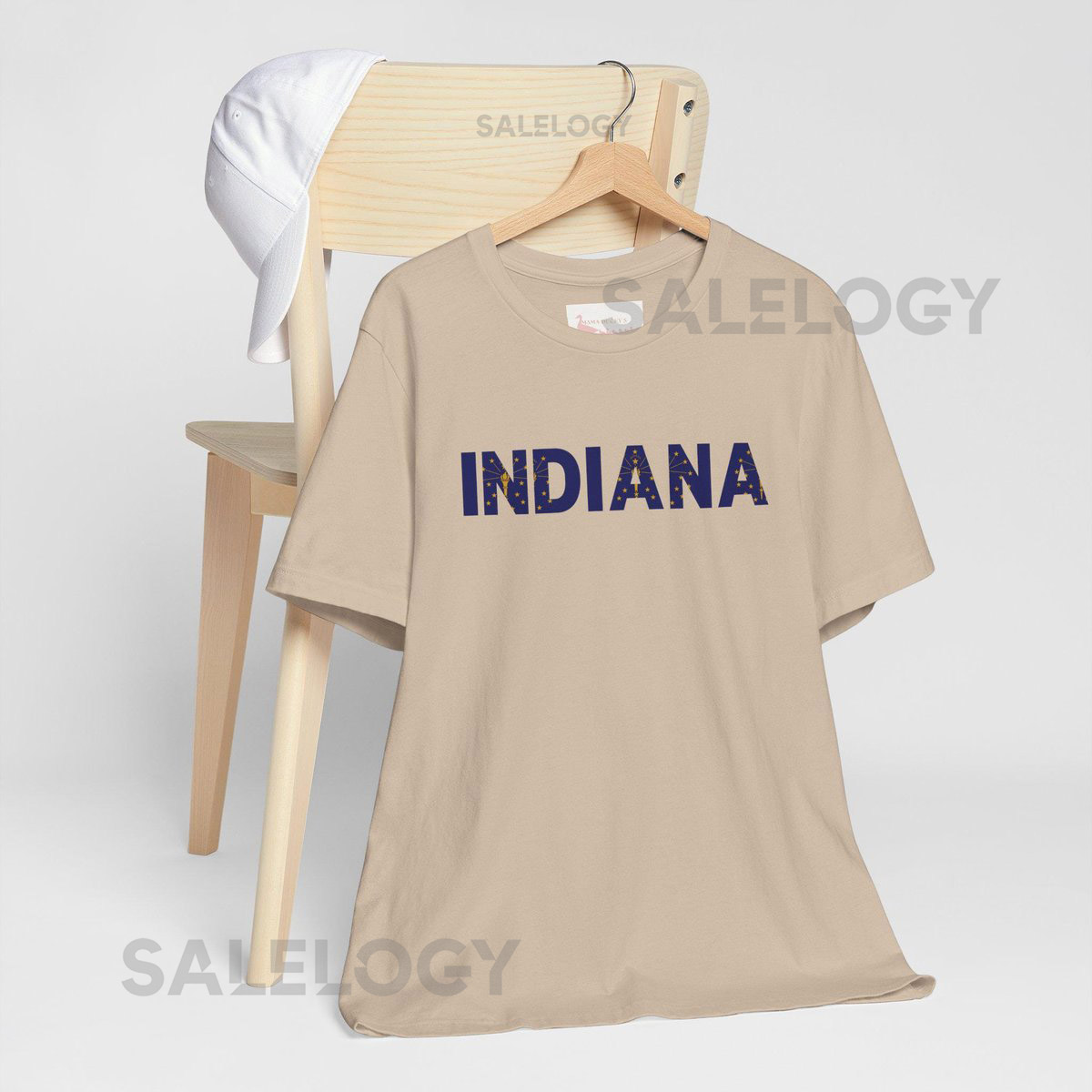 Indiana State Flag Tee Patriotic Unisex Jersey T_440