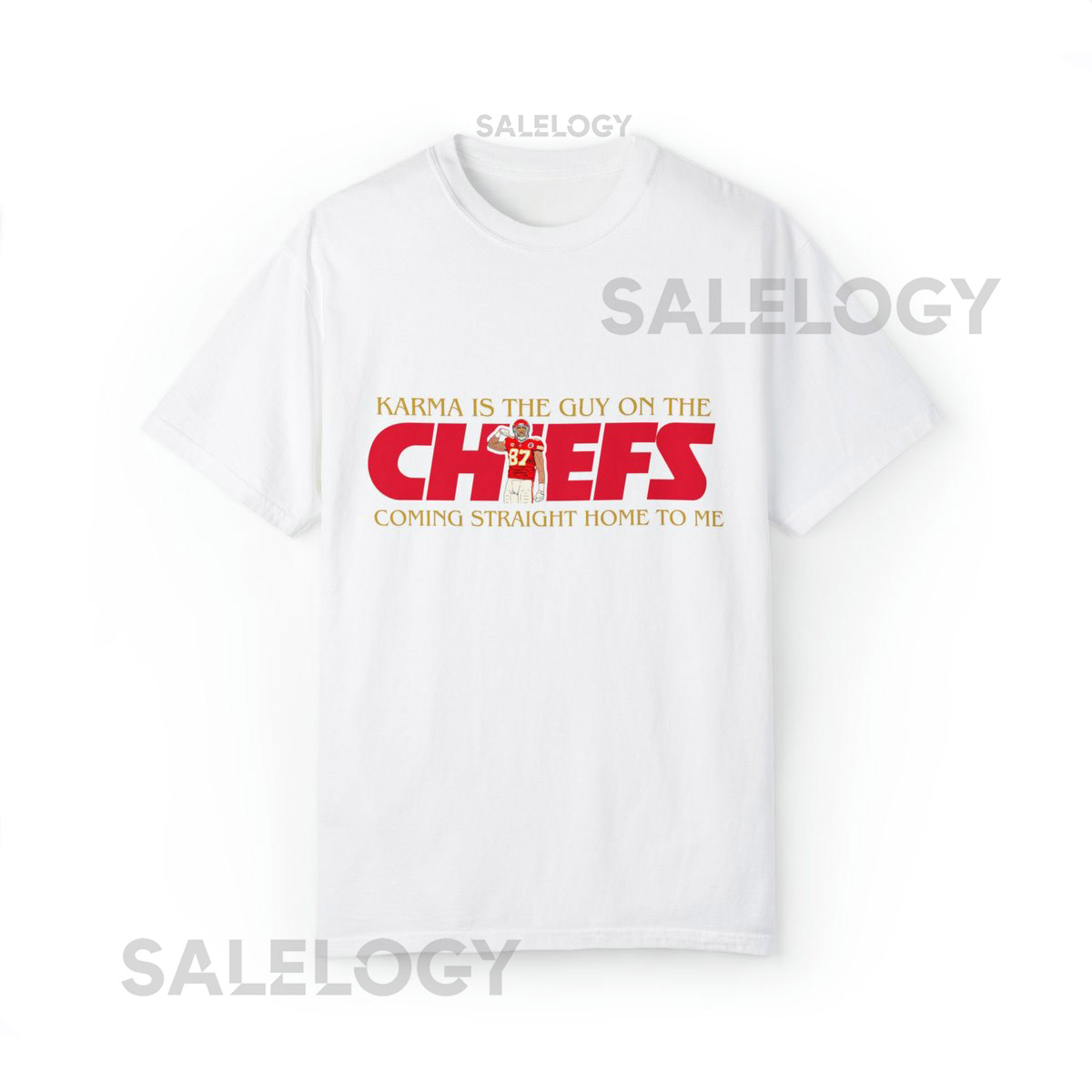 Karma is the Guy on the Chiefs Shirt - Kansas City Football Crewneck_392