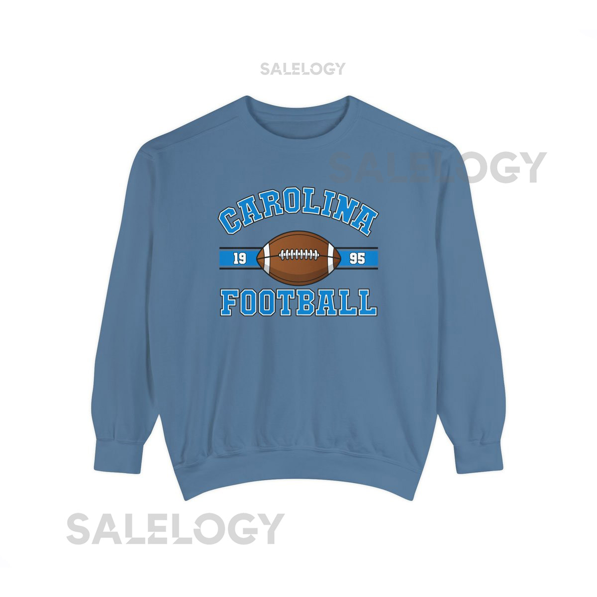 Comfort Colors Sweatshirt Carolina Crewneck sweater Panthers Apparel Carolina fan gift Carolina football Panthers Sweatshirt Football Fan_595