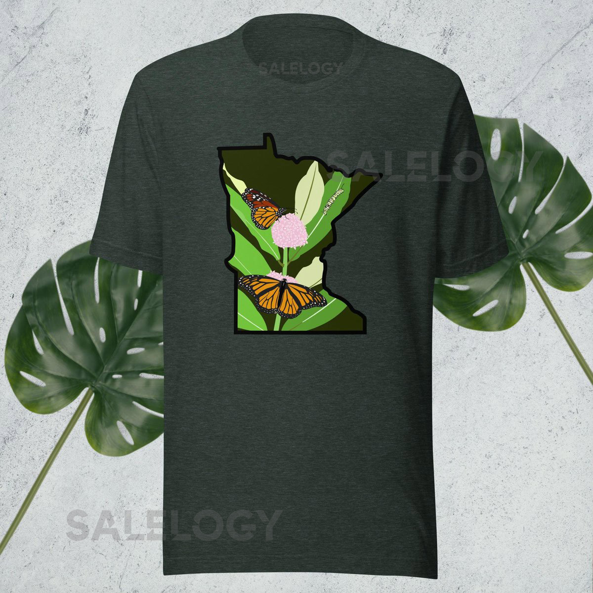 Minnesota Monarch Butterfly T-Shirt_619