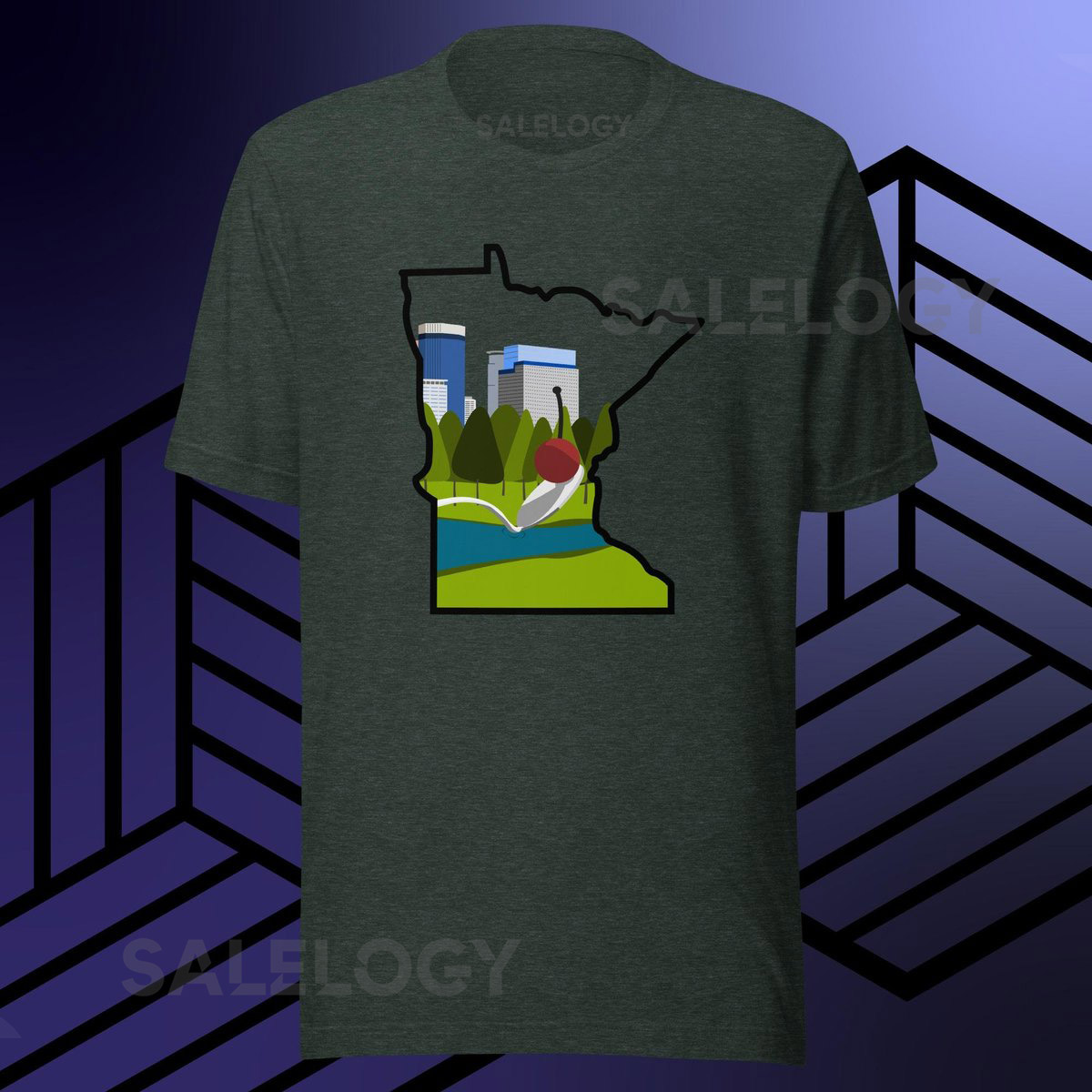 Minnesota Spoonbridge and Cherry T-Shirt_636