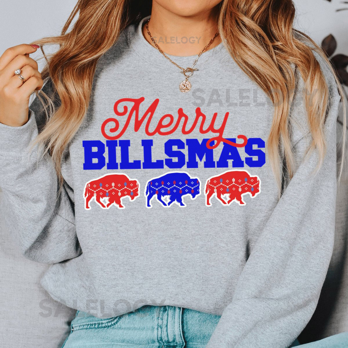 Buffalo Football Sweatshirt Buffalo Christmas Sweatshirt Buffalo Football Shirt Stefon Diggs Shirt Josh Allen Crewneck Bills Crewneck_285