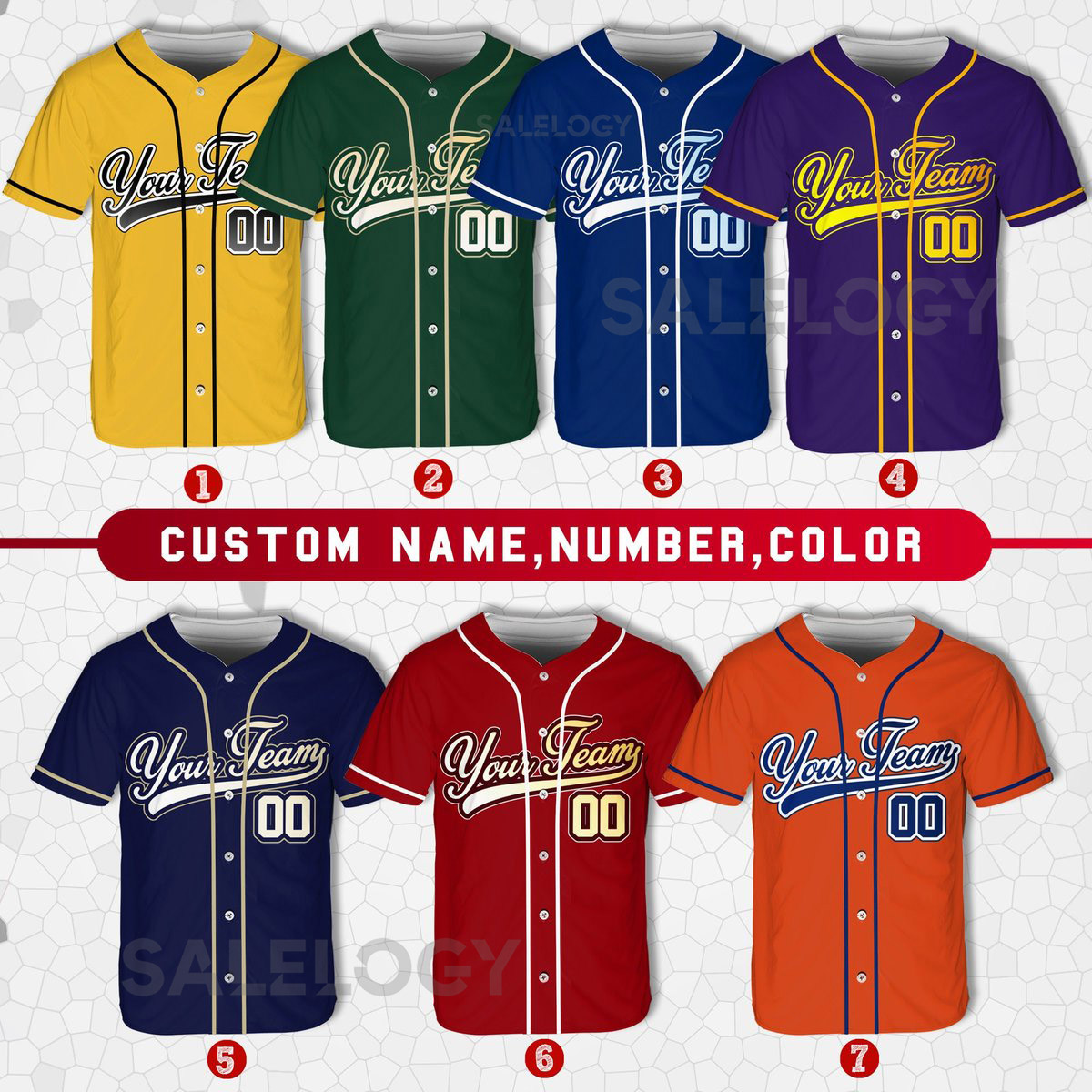 Personalized Team Name And Number Baseball Jersey Custom Baseball Jersey Shirt Baseball Jersey Uniform For Baseball Fans Baseball Lovers_382