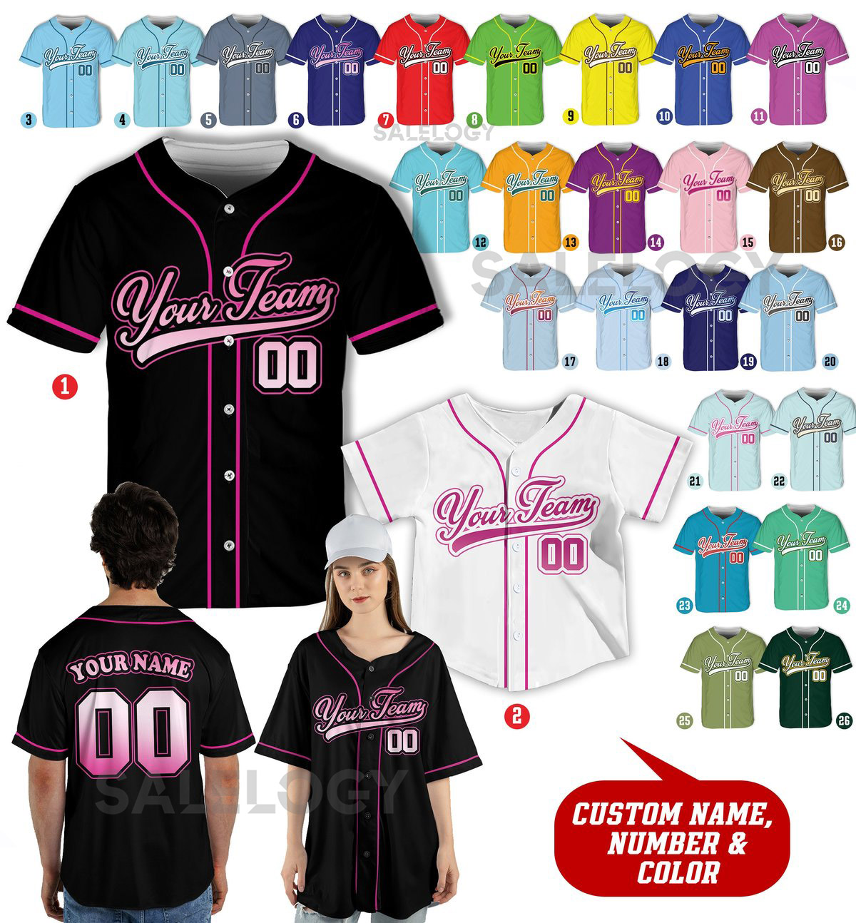 Personalized Team Name And Number Baseball Jersey Custom Baseball Jersey Shirt Baseball Jersey Uniform For Baseball Fans Baseball Lovers_383