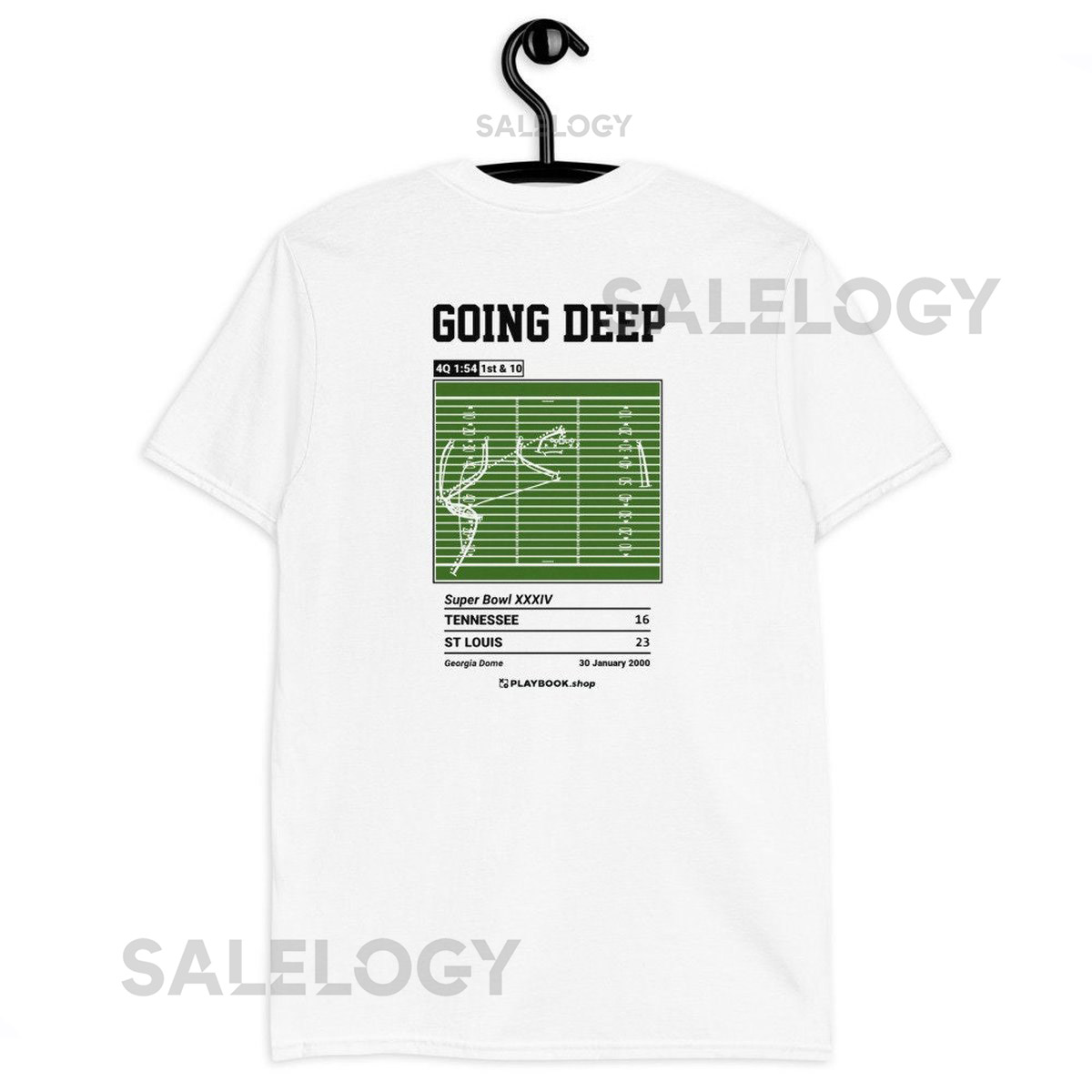 Greatest STL Rams Plays T-shirt Going Deep 2000_194