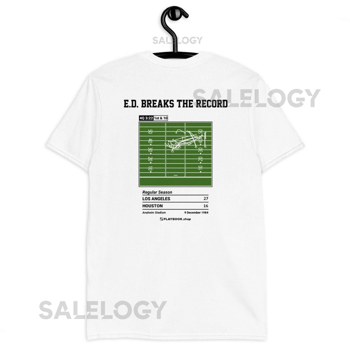 Greatest Rams Plays T-shirt E.D. Breaks the Record 1984_188