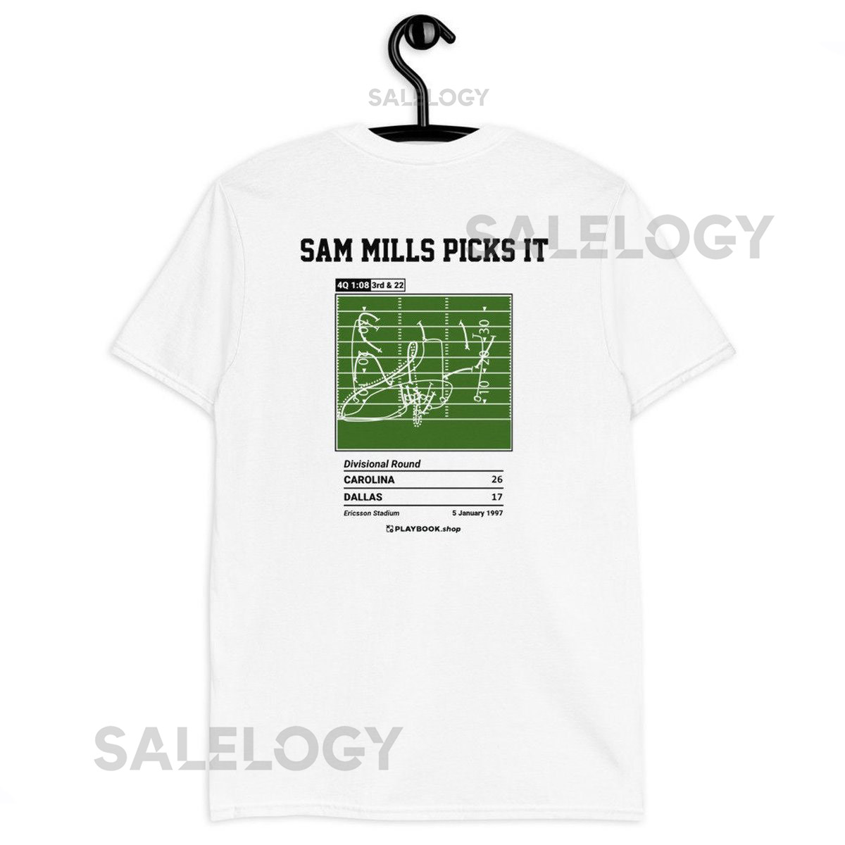 Greatest Panthers Plays T-shirt Sam Mills Picks It 1997_666