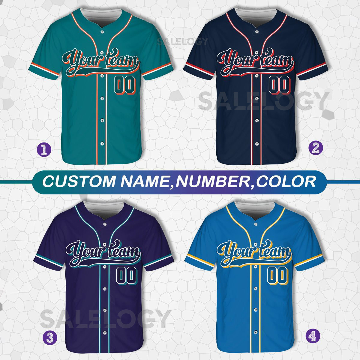 Personalized Team Name And Number Baseball Jersey Custom Baseball Jersey Shirt Baseball Jersey Uniform For Baseball Fans Baseball Lovers_384