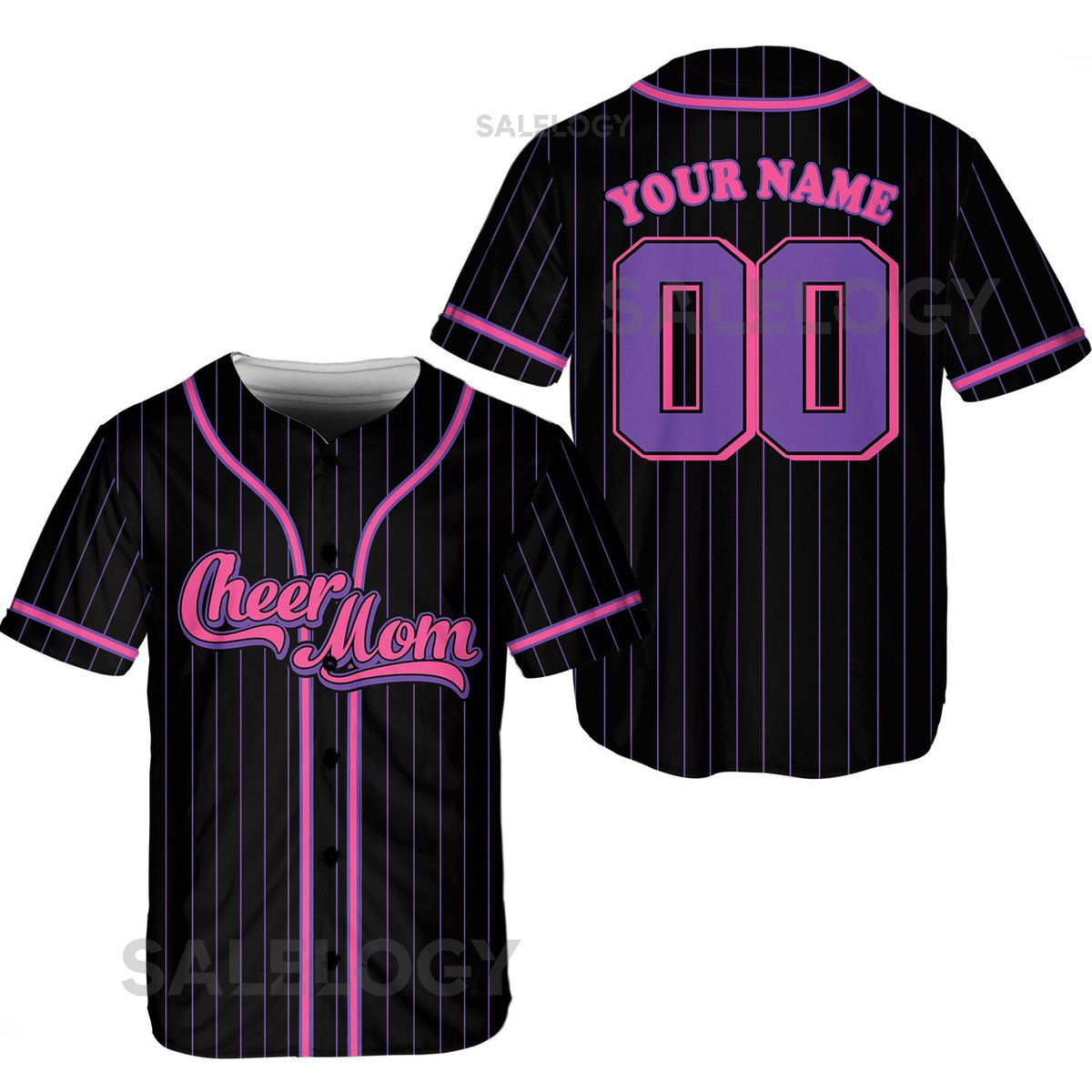 Personalized Cheer Mom Baseball Jersey Custom Cheerleading Mom Baseball Jersey Shirt Baseball Jersey Uniform Cheer Mama Gifts_54
