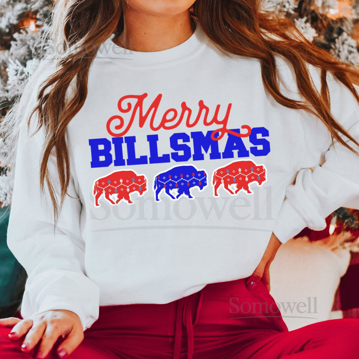 Buffalo Bills Christmas Sweatshirt Football Fan Crewneck_225