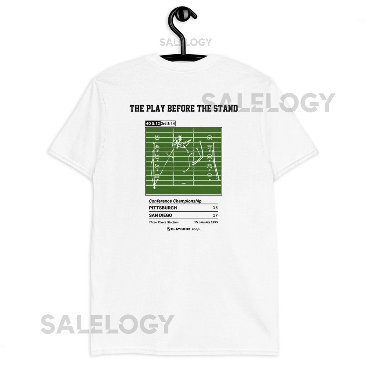 Greatest Chargers Plays T-shirt The Play before The Stand 1995_183