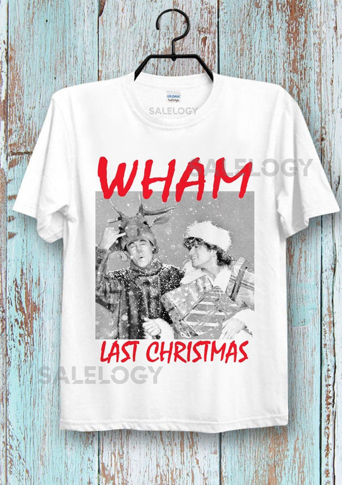 WHAM Last Christmas T Shirt New Year Christmas Tee Top Cool Ideal gift Tee Top for Ladies and Gentlemen_594