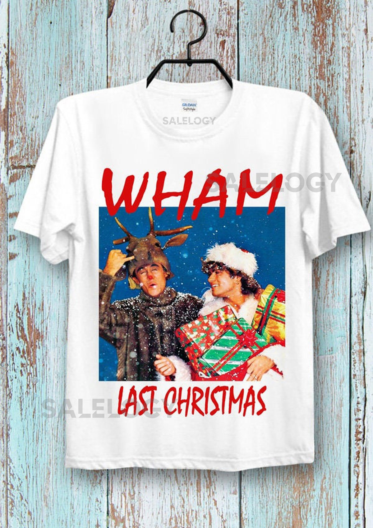 WHAM Last Christmas T Shirt New Year Xmas Christmas Tee Top Cool Ideal gift Tee Top for Ladies and Gentlemen_595