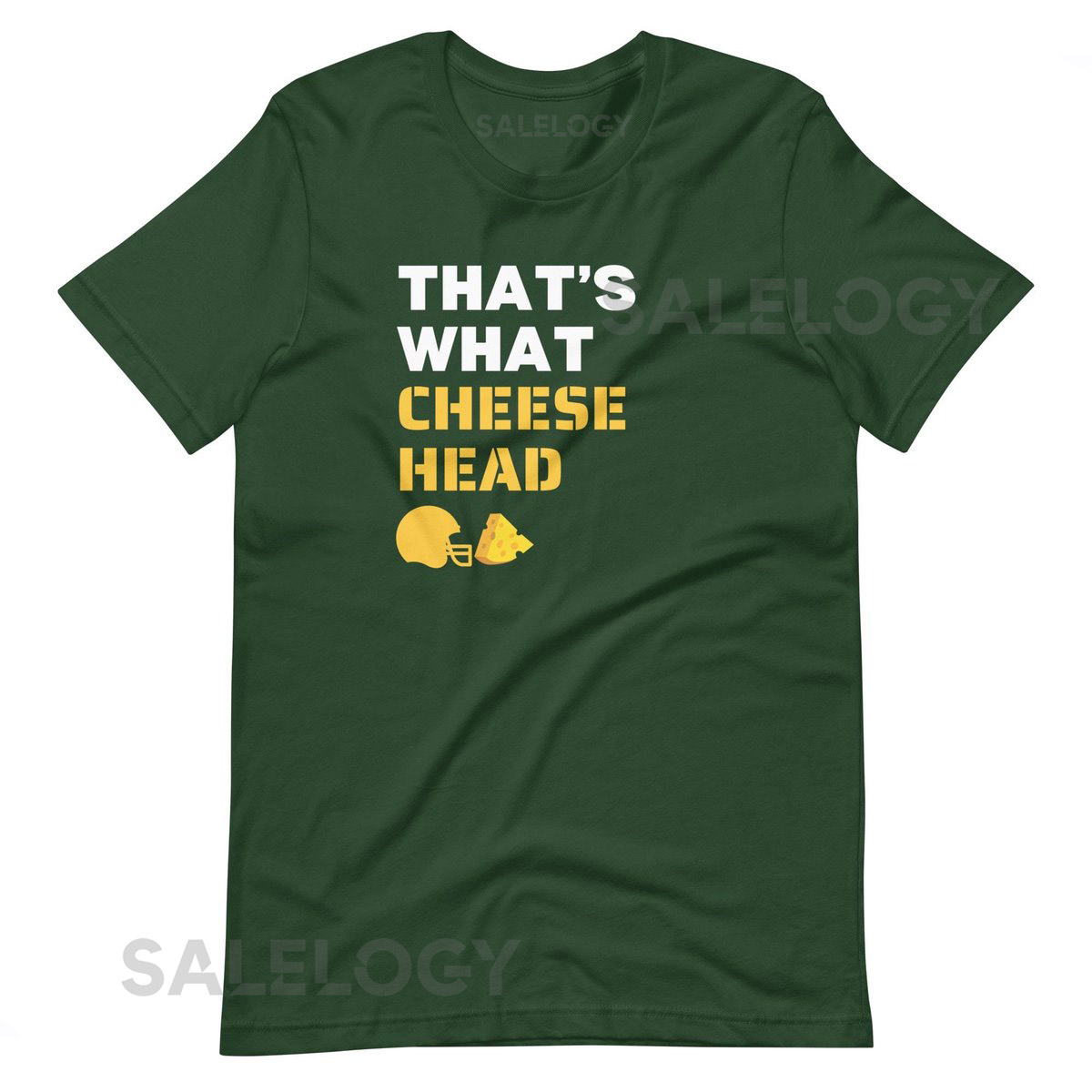 That's What Cheese Head Green Bay Funny Football Unisex t-shirt S-4X_661