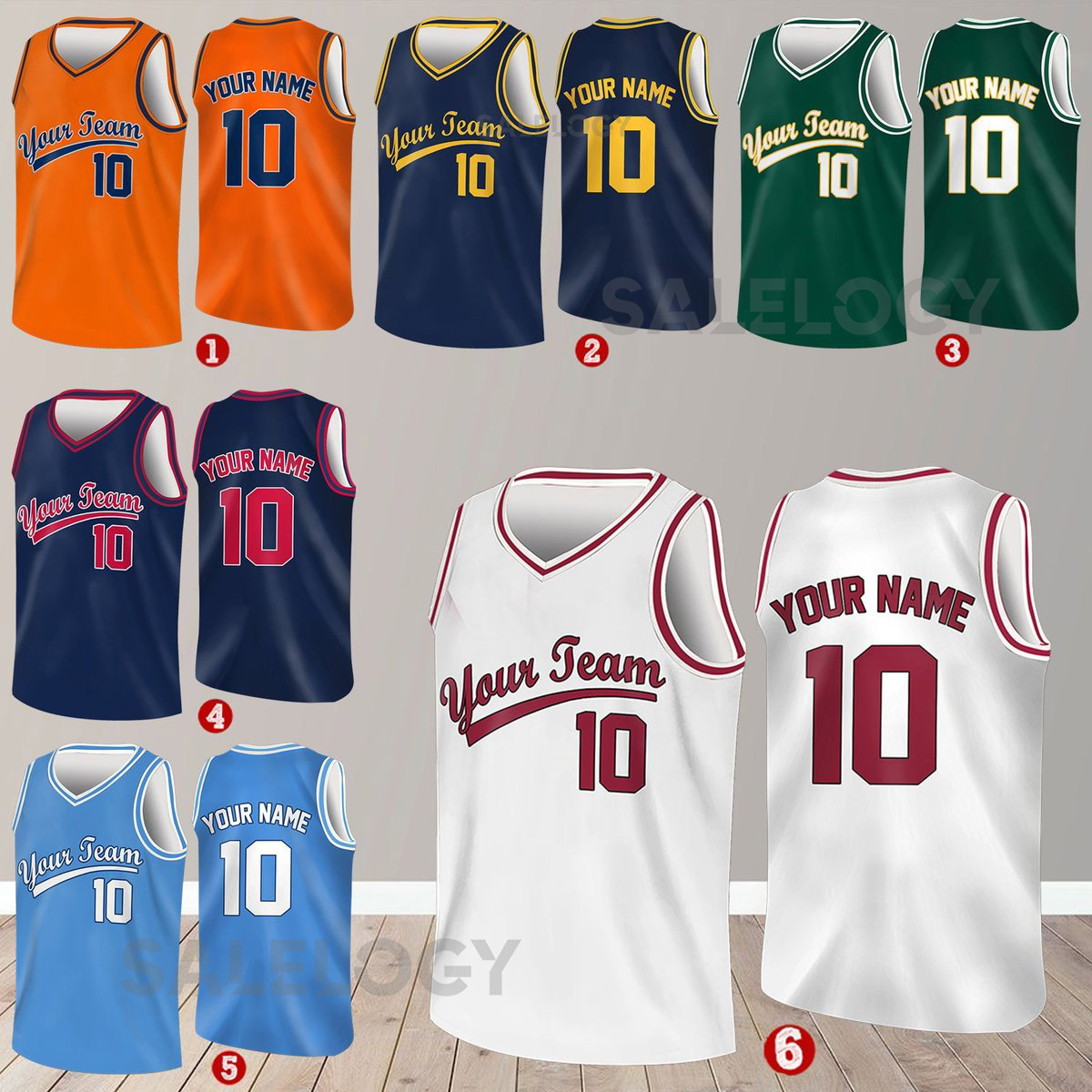 Custom Basketball Jersey Team Name Number Basketball Jersey Team Game Day Outfit Basketball Jersey for Basketball Fan Lovers Players_13